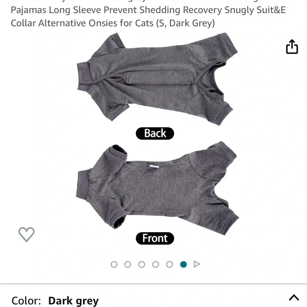 🐱 Cat Recovery Suit After Surgery for Female Male Pet Surgical